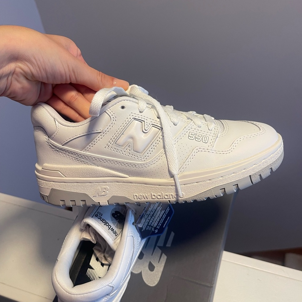 New Balance 550 white and grey 5.5 US men’s